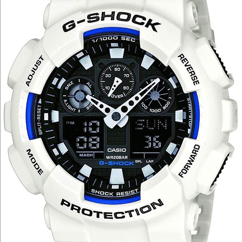 Casio g shock watch white